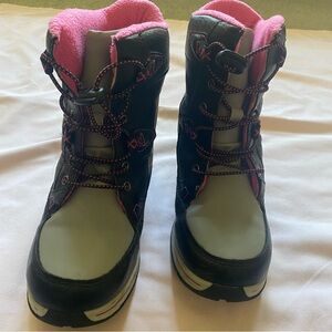 Children’s Black and Pink Winter Boots